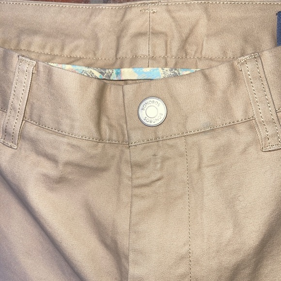 Bonobos 100% Cotton Straight Leg Tan Chino Khaki Pants 32/34 - Picture 7 of 8